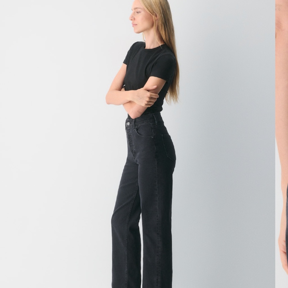 Denim Forum Black Flare Jeans
